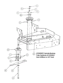 Spindle Assembly parts for Mtd Pro Wide Area Mower 55AE231S195 / 2000 from AppliancePartsPros.com