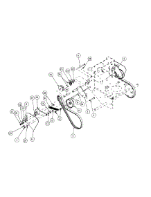Vari-Touch Drive Assembly parts for Mtd Pro Wide Area Mower 55AE231S195 / 2000 from AppliancePartsPros.com