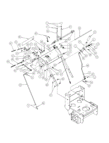 Standard Handle Assembly parts for Mtd Pro Wide Area Mower 55AE331S195 from AppliancePartsPros.com