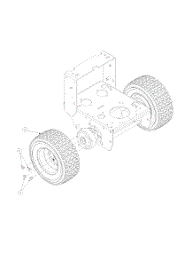 Standard Wheel Assembly parts for Mtd Pro Wide Area Mower 55AE331S195 from AppliancePartsPros.com