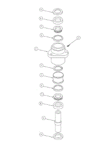 Deck Spindle parts for Mtd Pro Wide Area Mower 55AE232M195 / 2000 from AppliancePartsPros.com