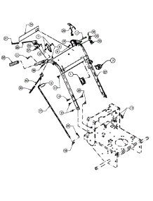 Handle Assembly With Electric Clutch parts for Mtd Pro Wide Area Mower 55AE232M195 / 2000 from AppliancePartsPros.com