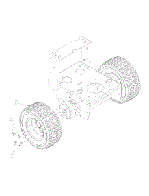 Standard Wheel Assembly parts for Mtd Pro Wide Area Mower 55AE323S195 from AppliancePartsPros.com