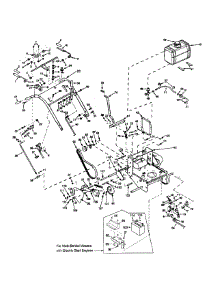 Handle Assembly parts for Mtd Pro Wide Area Mower 55AE223T195 from AppliancePartsPros.com
