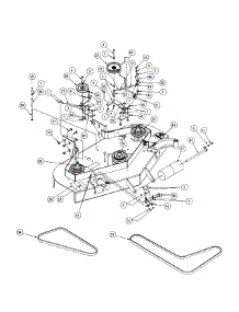 Deck Assembly parts for Mtd Pro Wide Area Mower 55AE223T195 / 2000 from AppliancePartsPros.com