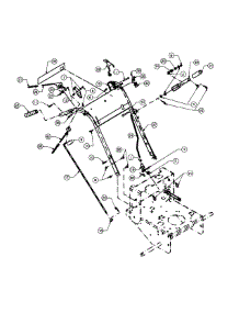 Handle Assembly parts for Mtd Pro Wide Area Mower 55AE223T195 / 2000 from AppliancePartsPros.com