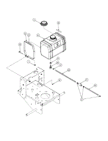 Tank Assembly parts for Mtd Pro Wide Area Mower 55AE223T195 / 2000 from AppliancePartsPros.com