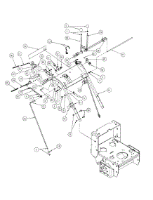 Standard Handle Assembly Wt parts for Mtd Pro Wide Area Mower 55AF3DAM195 from AppliancePartsPros.com