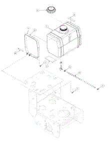 Tank Assembly Wt parts for Mtd Pro Wide Area Mower 55AF3DAM195 from AppliancePartsPros.com