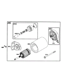 B&S Electric Starter (Part 4) parts for Mtd Pro Wide Area Mower 55AF3C5M195 from AppliancePartsPros.com