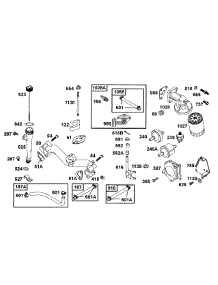 B&S Manifold, Fuel Pump, Oil Group parts for Mtd Pro Wide Area Mower 55AF3C5M195 from AppliancePartsPros.com