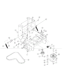 Engine Deck Assembly Wt parts for Mtd Pro Wide Area Mower 55AF3C5M195 from AppliancePartsPros.com