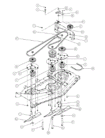 Float Deck Spindle Assembly parts for Mtd Pro Wide Area Mower 55AF3C5M195 from AppliancePartsPros.com