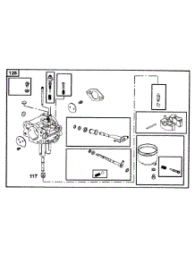 B&S Carburetor Group (Part 2) parts for Mtd Pro Wide Area Mower 55AF3C5T195 from AppliancePartsPros.com