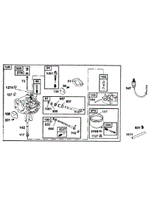 B&S Carburetor Group (Part 3) parts for Mtd Pro Wide Area Mower 55AF3C5T195 from AppliancePartsPros.com