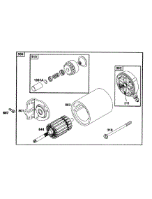 B&S Electric Starter (Part 4) parts for Mtd Pro Wide Area Mower 55AF3C5T195 from AppliancePartsPros.com