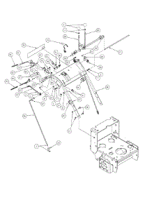 Standard Handle Assembly Wt parts for Mtd Pro Wide Area Mower 55AF3B6-195 from AppliancePartsPros.com