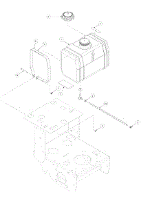 Tank Assembly Wt parts for Mtd Pro Wide Area Mower 55AF3B6-195 from AppliancePartsPros.com