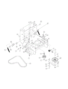 Engine Deck Assembly Wt parts for Mtd Pro Wide Area Mower 55AF3B6K195 from AppliancePartsPros.com