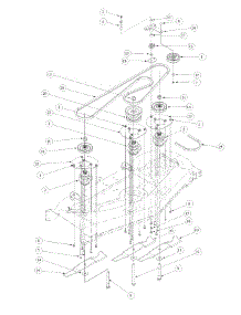 Float Deck Spindle Assembly parts for Mtd Pro Wide Area Mower 55AF3B6K195 from AppliancePartsPros.com