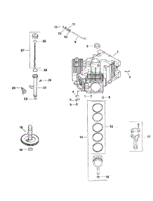 Kohler Engine Crankcase parts for Mtd Pro Wide Area Mower 55AF3B6K195 from AppliancePartsPros.com
