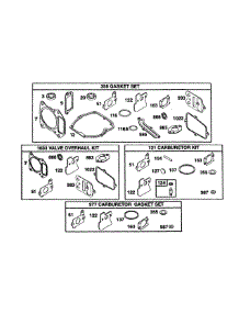B&S Engine Kits & Gasket Set parts for Mtd Pro Commercial Mower 51B-330-195 from AppliancePartsPros.com
