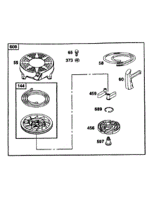 B&S Engine Rewind Assy parts for Mtd Pro Commercial Mower 51B-330-195 from AppliancePartsPros.com