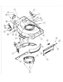 Cutter Deck parts for Mtd Pro Commercial Mower 51B-330-195 from AppliancePartsPros.com