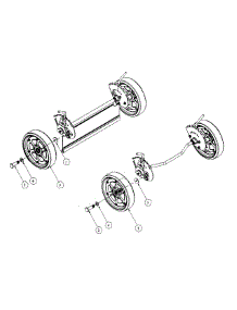 Wheel Component Push parts for Mtd Pro Commercial Mower 51B-330-195 from AppliancePartsPros.com