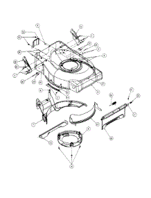 Cutter Deck parts for Mtd Pro Commercial Mower 51A-330-195 from AppliancePartsPros.com