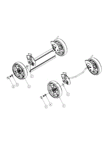 Wheel Component parts for Mtd Pro Commercial Mower 51A-330-195 from AppliancePartsPros.com