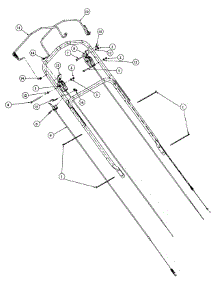 Control Self Propelled Deck Shift parts for Mtd Pro Commercial Mower 52B-370-195 from AppliancePartsPros.com