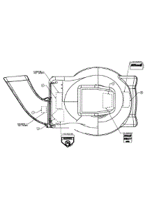 Decal parts for Mtd Pro Commercial Mower 52B-370-195 from AppliancePartsPros.com