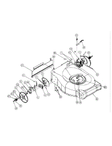 Rear Axle Self Propelled parts for Mtd Pro Commercial Mower 52B-370-195 from AppliancePartsPros.com