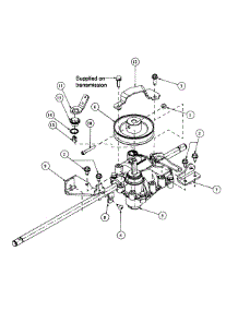 Transmission For Shift Lever parts for Mtd Pro Commercial Mower 52B-370-195 from AppliancePartsPros.com