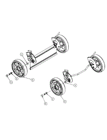 Wheel Component Self-Propelled parts for Mtd Pro Commercial Mower 52B-370-195 from AppliancePartsPros.com
