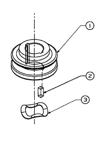 Engine Pulley parts for Mtd Pro Commercial Mower 52A-370-195 from AppliancePartsPros.com