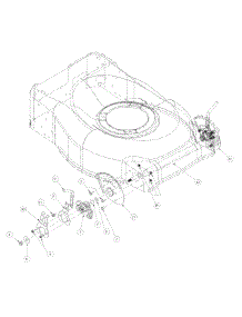 Front Axle parts for Mtd Pro Commercial Mower 52A-370-195 from AppliancePartsPros.com