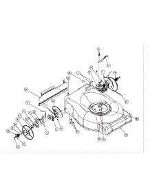 Rear Axle Self Propelled parts for Mtd Pro Commercial Mower 52A-370-195 from AppliancePartsPros.com