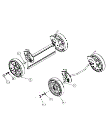 Wheel Component Self-Propelled parts for Mtd Pro Commercial Mower 52A-370-195 from AppliancePartsPros.com