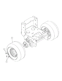 Hydro Wheel Assembly parts for Mtd Pro Wide Area Mower 55AF3B7J195 from AppliancePartsPros.com