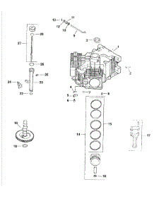 Kohler Engine Crankcase parts for Mtd Pro Wide Area Mower 55AF3B7J195 from AppliancePartsPros.com