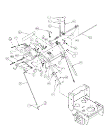 Standard Handle Assembly Wt parts for Mtd Pro Wide Area Mower 55AF3B7J195 from AppliancePartsPros.com