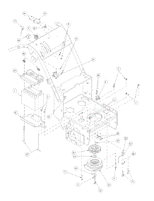 V-Twin Kohler Engine Deck Assembly Wt parts for Mtd Pro Wide Area Mower 55AF3B7J195 from AppliancePartsPros.com