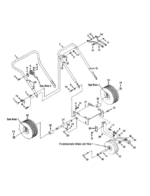 Handle & Frame Assembly parts for Mtd Pro Landscape Maintenance 56A-658-195 from AppliancePartsPros.com