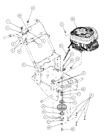 Briggs Engine Assembly parts for Mtd Pro Wide Area Mower 55AE200R718 from AppliancePartsPros.com