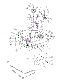 Deck Assembly parts for Mtd Pro Wide Area Mower 55AE200R718 from AppliancePartsPros.com