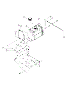 Tank Assembly parts for Mtd Pro Wide Area Mower 55AE200R718 from AppliancePartsPros.com