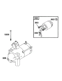 B&S Electric Starter (Part 1) parts for Mtd Pro Z-Force 53AB555M195 from AppliancePartsPros.com