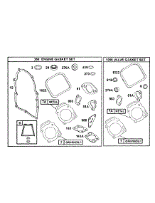 B&S Kits & Gasket Sets (Part 1) parts for Mtd Pro Z-Force 53AB555M195 from AppliancePartsPros.com